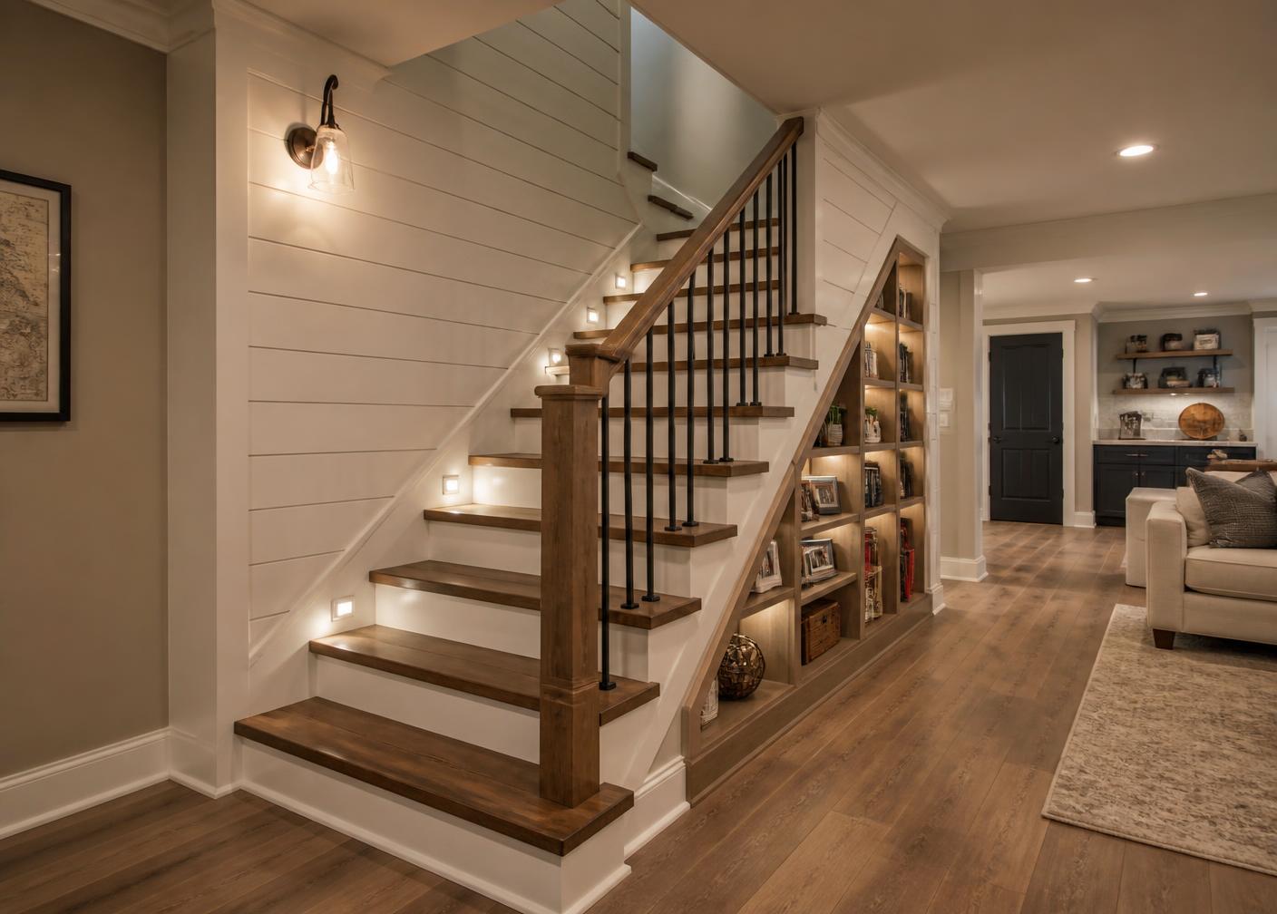 Stair & Built-In Library